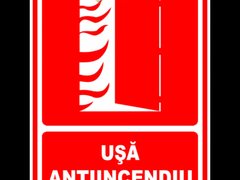 Indicatoare pentru usi antiincendiu