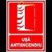 Indicatoare pentru usi antiincendiu